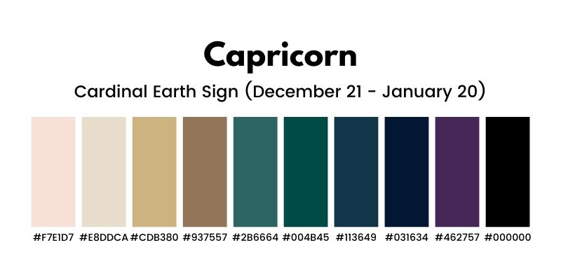 Capricorn Home Office Color Scheme-min